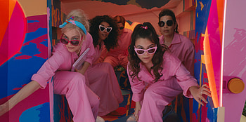 Barbie 2023 Movie Cast - Ferrera, Robbie, Shipp, Greenblatt, Alexandra Shipp, Margot Robbie, movie, Barbie (2023) HD wallpaper