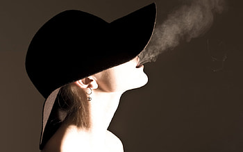 Smoking alone, model, graphy, entertainment, people, nice HD wallpaper