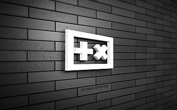 Martin Garrix 3D logo, , Martijn Gerard Garritsen, gray brickwall, creative, music stars, Martin Garrix logo, dutch DJs, 3D art, Martin Garrix HD wallpaper