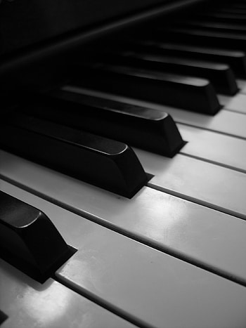 Music, Piano, Macro, Musical Instrument, Bw, Chb, Keys HD phone wallpaper