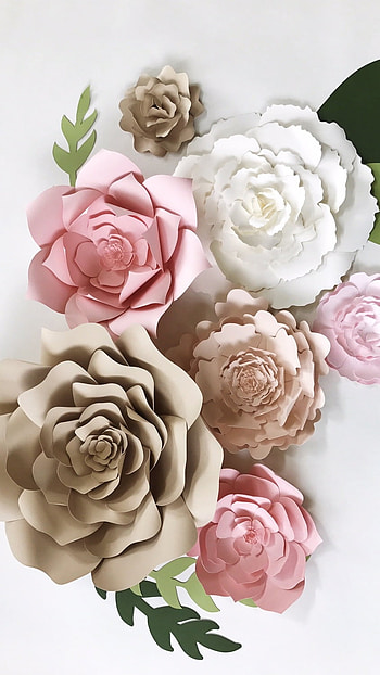 Paper Flowers, Aesthetic HD phone wallpaper