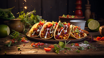 Savory Taco Feast, food, taco HD wallpaper