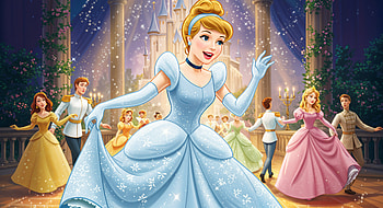Cinderella: Enchanting Ultra, Cinderella, Disney, princess, ballroom, fairy tale HD wallpaper