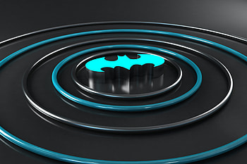 Batman Logo 3d, batman, logo, superheroes, 3d HD wallpaper