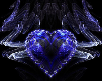 blue heart, hearts, love HD wallpaper