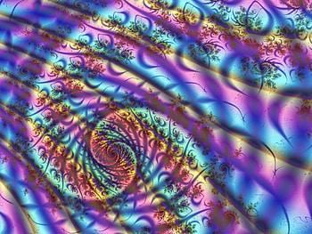 Rainbow Spiral, colorful, fractal, spiral, geometric HD wallpaper