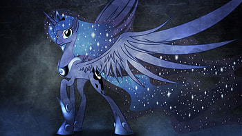 Princess Luna, Cartoon, Alicorn, Luna, My Little Pony, Friendship is Magic HD wallpaper