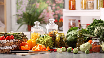 Overflowing harvest, Fresh produce, Vibrant ingredients, Wholesome cuisine HD wallpaper