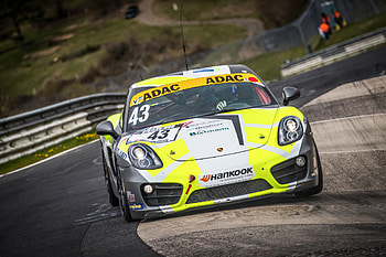 Porsche Cayman V5, Autocross HD wallpaper