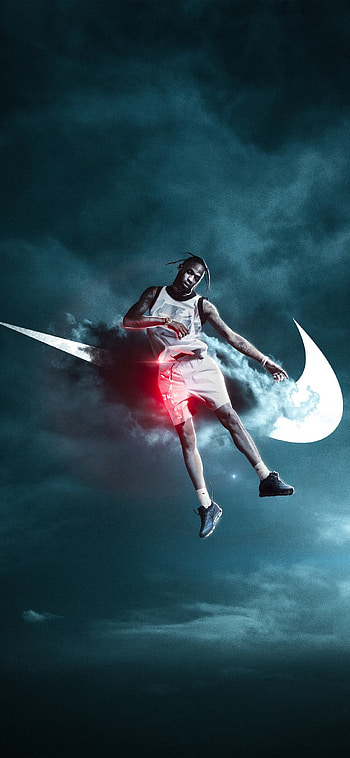 Nike, Travis Scott HD phone wallpaper
