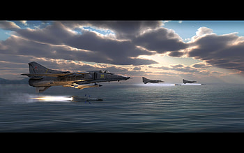 Aircraft Artwork MIG-23 Military Russian Air Force HD wallpaper