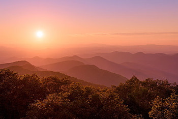 Georgia sunset, backgrounds, Beautiful landscapes HD wallpaper