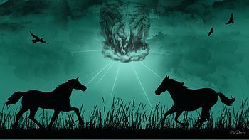 Ghost Horse Series HD wallpaper