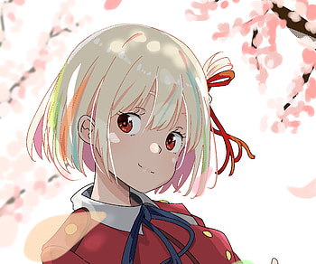 Chisato Nishikigi, Chisato Nishikigi, Anime, Lycoris Recoil HD wallpaper