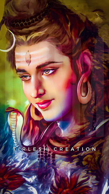Shambhu, hinduism, haridwar, kedarnath, painting, krishna, shiva, indiangod, mahadev, mahakal, tirleshcreation HD phone wallpaper