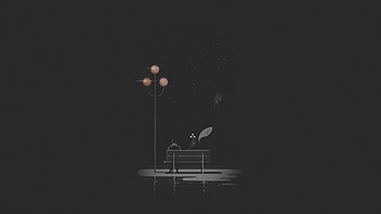Bench Sitting Minimal , bench, minimalism, minimalist, artist, artwork, digital-art, dark, black HD wallpaper
