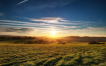 Findon Sunset, sunset, nature, landscape HD wallpaper