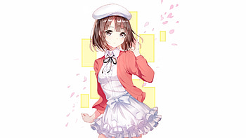 Katou Megumi, Katou, girl, Anime, Megumi, animes HD wallpaper