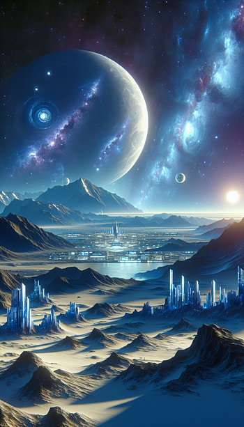 Galactic Vista: This Sci-Fi, space, planet, galaxy HD phone wallpaper