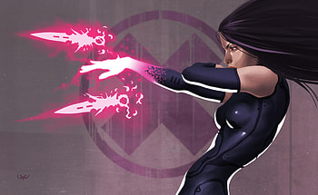 Psylocke Artworks, psylocke, deviantart, superheroes, digital-art, artwork HD wallpaper
