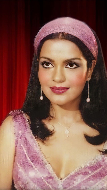 Zeenat Aman, bollywood actress, vintage HD phone wallpaper