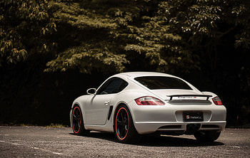 Sports, Porsche, Cars, Car, Machine, Sports Car, Side View, Porsche Cayman S HD wallpaper