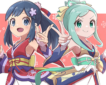 Dawn & Lisia, Dawn (Pokémon), video game, Pokémon Masters EX HD wallpaper