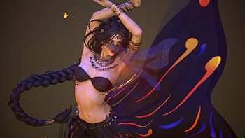Exotic Dancer, belly, women, Dancer, exotic HD wallpaper