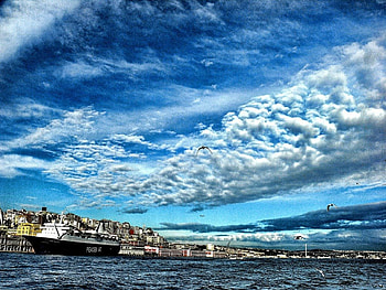 istanbul panorama turkey, turkey, bosphorus, panorama, istanbul HD wallpaper