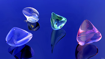 Background, 3D, Form, Glass HD wallpaper
