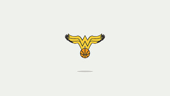 Wonder Woman Minimal Logo , wonder-woman, superheroes, minimalism, minimalist, behance HD wallpaper