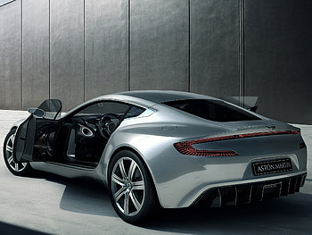 Auto, Aston Martin, Cars, Side View, Style, 2009, Silver Metallic, One-77 HD wallpaper