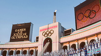 Los Angeles 1984, Olympic Flame HD wallpaper