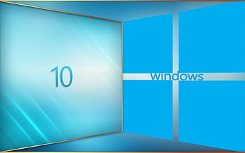 Windows10, Niebieskie, System, Tlo HD wallpaper