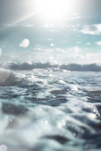 Water, Macro, Light, Light Coloured, Foam HD phone wallpaper