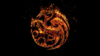 House Of The Dragon Logo , house-of-the-dragon, tv-shows, logo, dark, black HD wallpaper