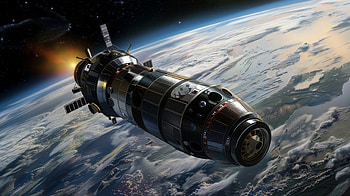 Futuristic Sci-Fi Spaceship, Sci Fi, space, futuristic, spacecraft HD wallpaper
