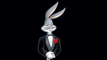Looney Tunes, Bugs Bunny, Tuxedo flower, Classic characters HD wallpaper