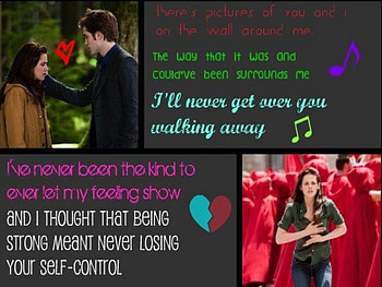 Bella And Edward New Moon, twilight, new moon, edward, bella swan, quoted, edward cullen, bella HD wallpaper