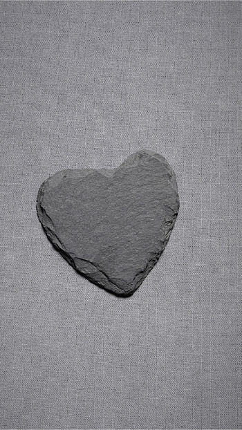Ultimate Grey, Grey Heart HD phone wallpaper