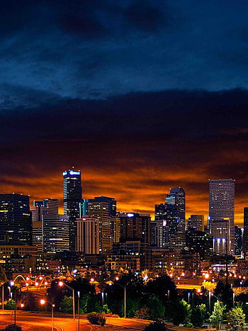Oakland Skyline, Denver HD phone wallpaper
