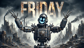 Futuristic Friday Robot, friday, dystopian, futuristic, Digital Art HD wallpaper