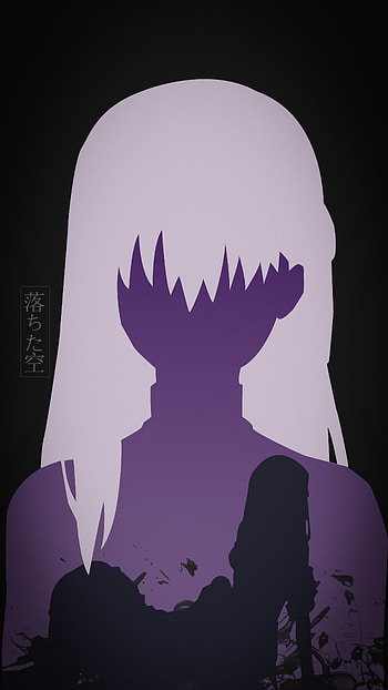 Sakura Matou, aesthetic, fate, minimalistic, anime, dark sakura HD phone wallpaper