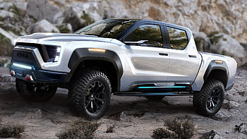 Nikola Badger, hydrogen fuel cell pickup, competition, sustainable transportation HD wallpaper