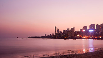 Mumbai Skyline, Mumbai skyline , Mumbai skyline backgrounds HD wallpaper