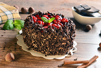 Chocolate Cake, dessert HD wallpaper