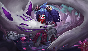 Spirit Blossom Kindred, Shadow Isles (League Of Legends), Kindred (League of Legends), video game, League Of Legends HD wallpaper