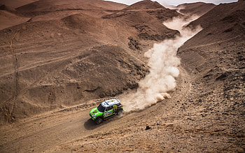 mini cooper rally, desert, mini, cooper, rally HD wallpaper