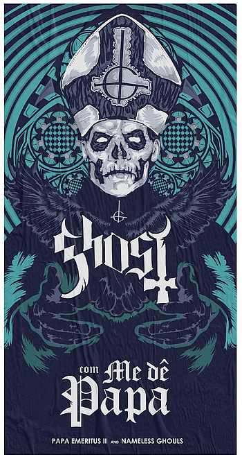 Ghost band, options, Ghostly visuals, Band artwork HD phone wallpaper