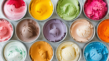 Colorful Gelato Assortment, food, gelato, ice cream, dessert, colorful HD wallpaper